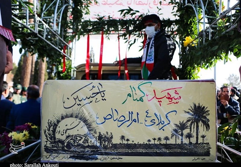 , استقبال با شکوه مردم فهرج از شهید گمنام