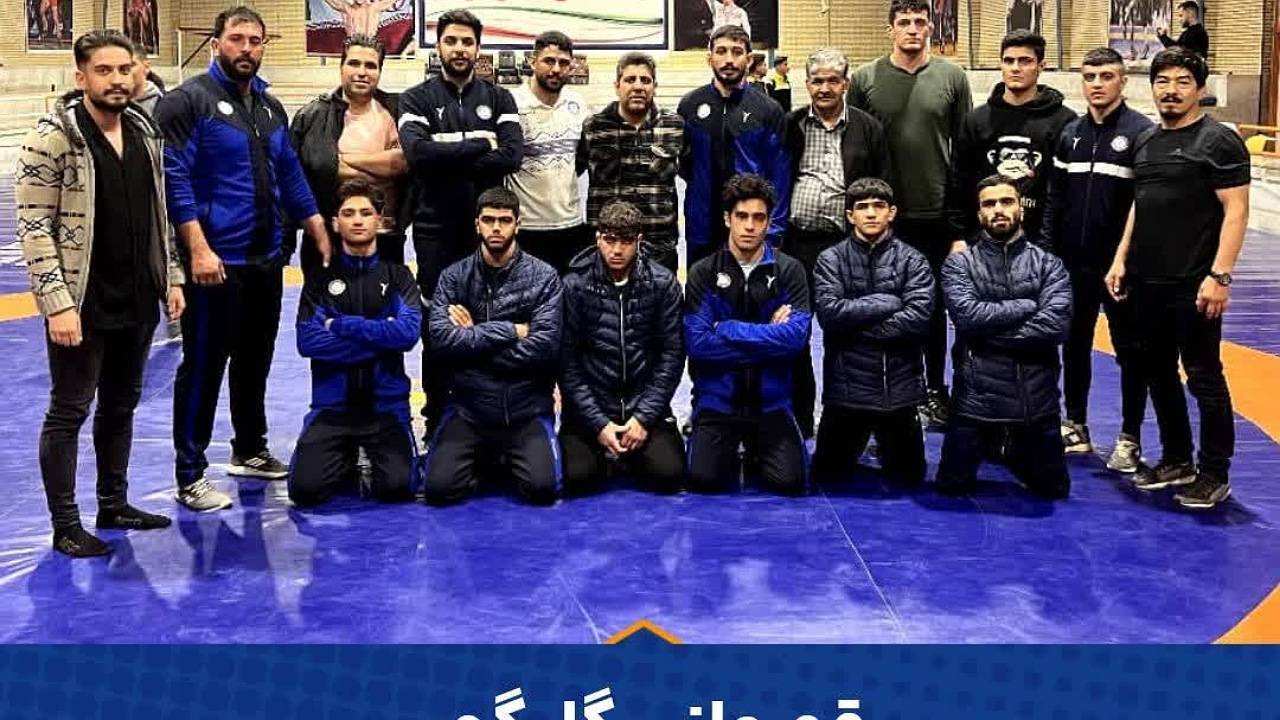 , گل‌گهر قهرمان مسابقات کشتی فرنگی استان کرمان شد