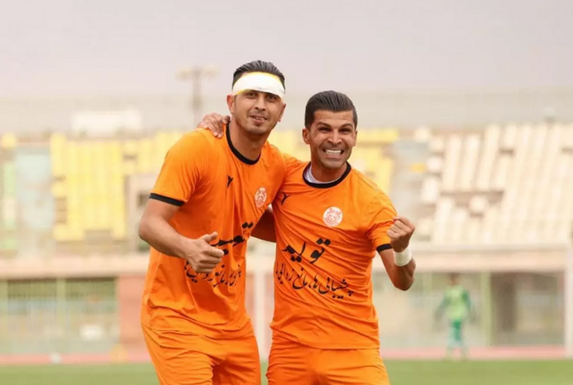 , مهاجم سابق مس کرمان ضربه مغزی شد