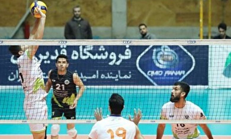 رکورد زنی مس شهربابک و پیروزی مس کرمان در لیگ دسته یک والیبال کرمان