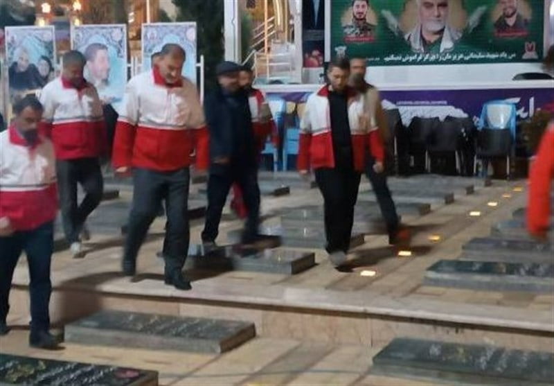 , عیادت دبیرکل جمعیت هلال احمر از مجروحان انفجار کرمان