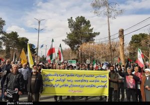 راهپیمایی مردم کرمان در حمایت از مردم مظلوم غزه