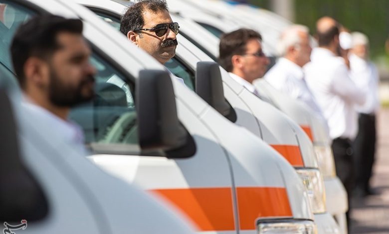 «شهید القدس»| استقرار ۱۲ دستگاه آمبولانس و اتوبوس آمبولانس در محدوده گلزار شهدای کرمان