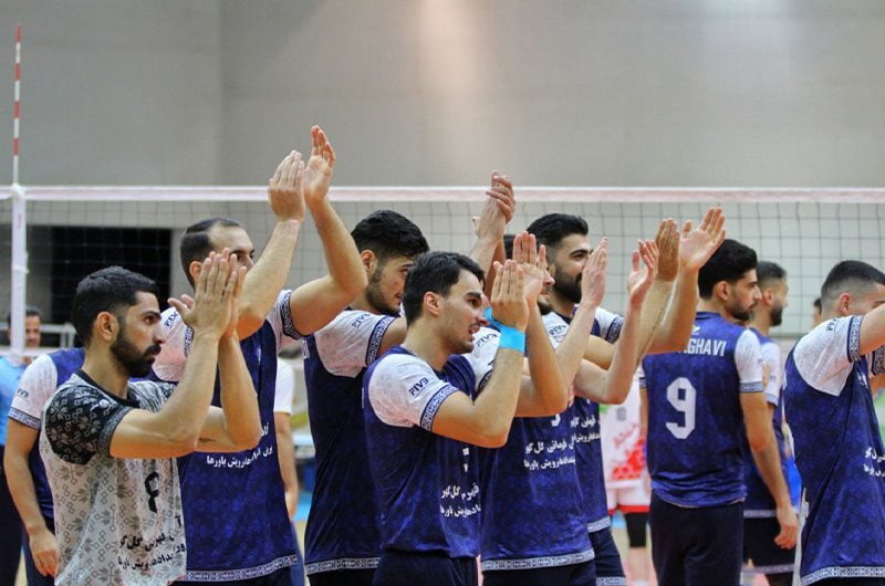 , والیبال گل‌گهر یک گام تا صعود به سوپرلیگ