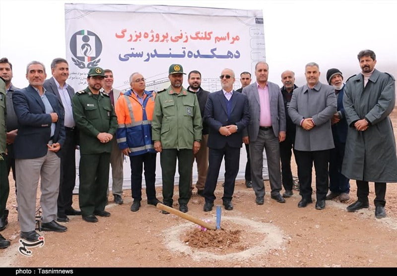 , دهکده تندرستی کرمان کلنگ‌زنی شد