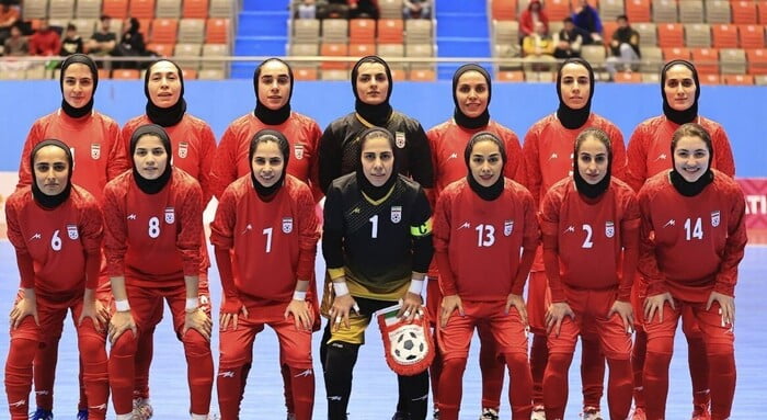 , قهرمانی تیم ملی فوتسال بانوان در تورنمنت کافا با همراهی فوتسالیست کرمانی