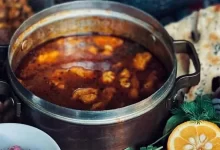 آبگوشت مطنجنه غذای محلی شهرستان انار