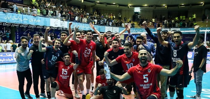 , فولاد سیرجان یک گام تا قهرمانی لیگ برتر والیبال