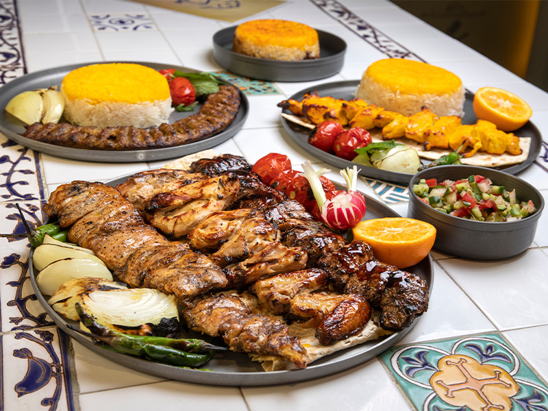 ,  رستوران نگین شرق فهرج