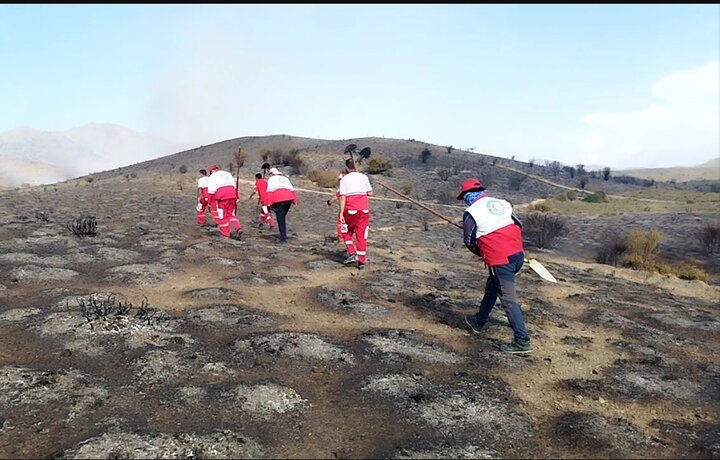 , ۱۱۵ هکتار مراتع استان کرمان اطفای حریق شد