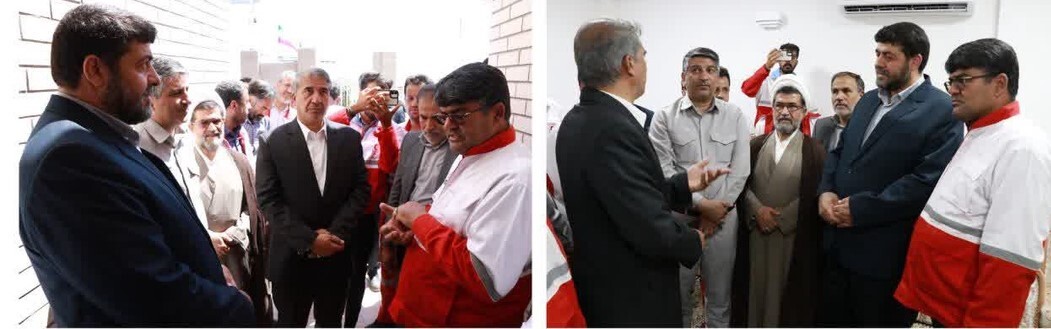 , افتتاح طرح‌های درمانی و عمرانی هلال احمر کرمان