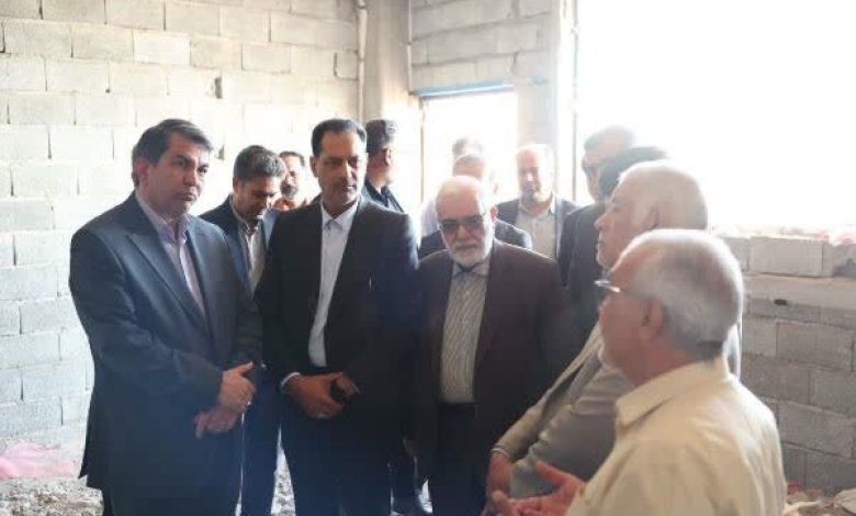 بازدید رئیس کمیته امداد کشور از پروژه ۴۵۶ واحدی مسکن محرومین کرمان