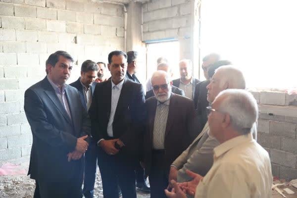 , بازدید رئیس کمیته امداد کشور از پروژه ۴۵۶ واحدی مسکن محرومین کرمان